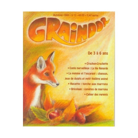 livre Graindor N°5 Automne, album illustré steiner waldorf imagin edition