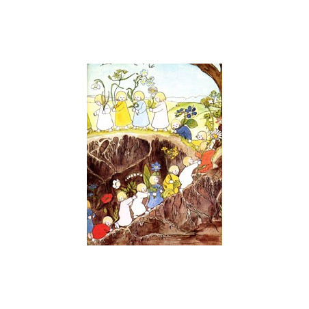 Grand mère terre et ses enfants, livre illustré steiner waldorf, de iona