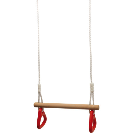 Anneaux de trapèze revêtus pour balançoire rouge pour équipement de 