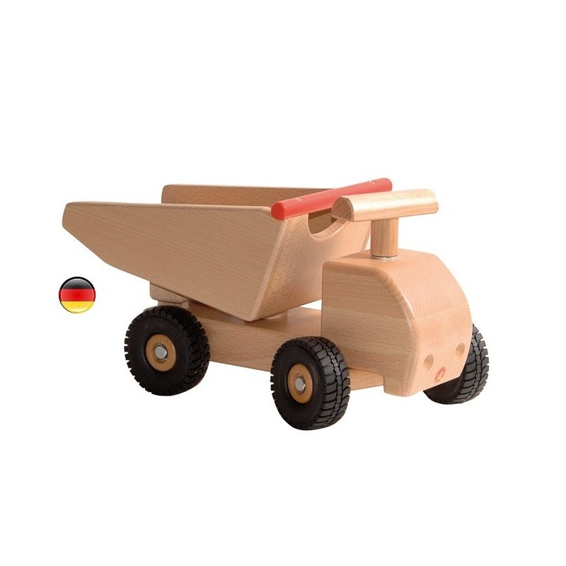 Grand camion à bascule, jouet en bois solide de ostheimer konrad keller