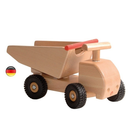 Grand camion à bascule, jouet en bois solide de ostheimer konrad keller