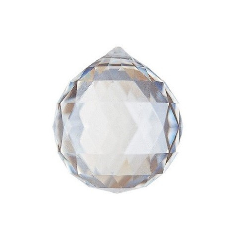 Geode en cristal Swarovski, 30mm à suspendre pour mobile waldorf steiner, sternengasse