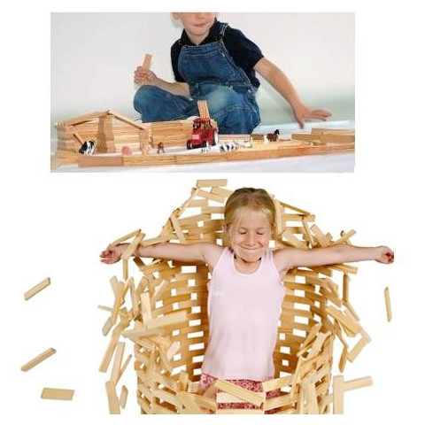 Jouécabois, Planchettes, jeu de construction kapla en bois de France
