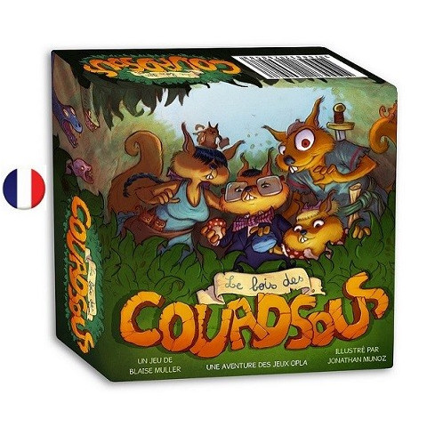 Le bois des Couadsous, jeu de société original de mémoire, ecologique et éthique de opla jeux