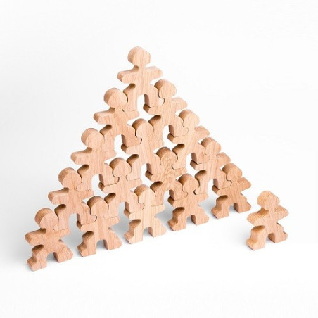 Flockmen, 16 figurines en bois