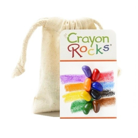 Crayon Rocks, 8 cailloux colorés, bloc de cire vegetale pour coloriage et dessin steiner waldorf et montessori