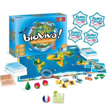 Bioviva, jeu ambiance et défi familial, connaisance de la nature par Bioviva france