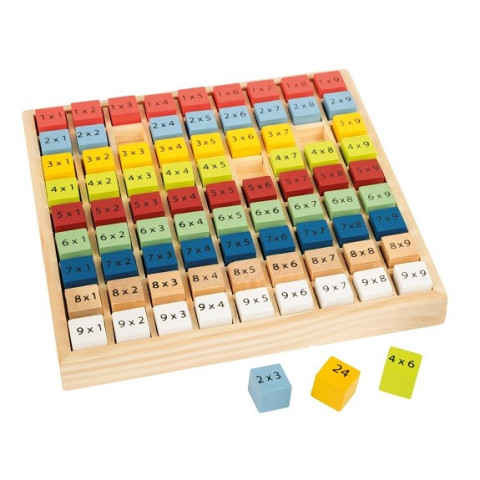Table de multiplication, jeu d'apprentissage et memorisation calcul en bois legler small foot
