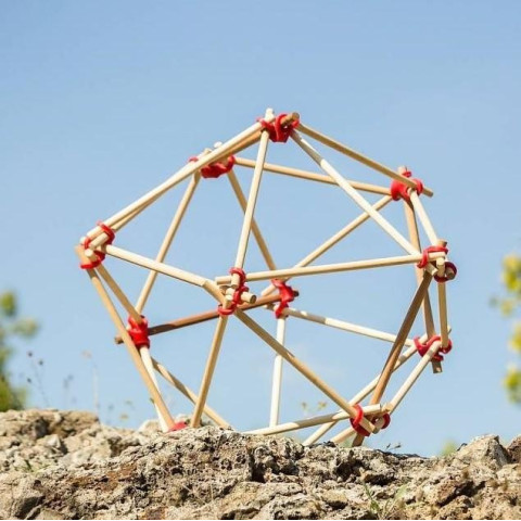 Stick-lets hexa, lot de 6, fixation de jeu , assembler branches et baton pour cabane, tipi...