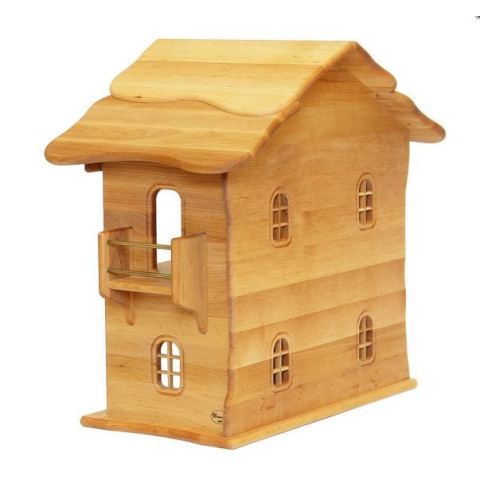Waldorf jouet en bois Maison de poupées voiture garage En bois maison de poupée pour enfants 