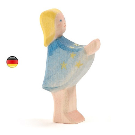 Fille aux étoiles, sterntaler figurine jouet en bois steiner waldorf Ostheimer
