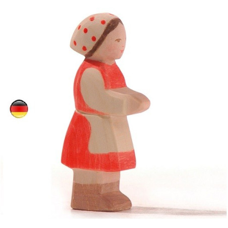 Fille Heidi figurine jouet en bois ecologique et ethique steiner waldorf Ostheimer