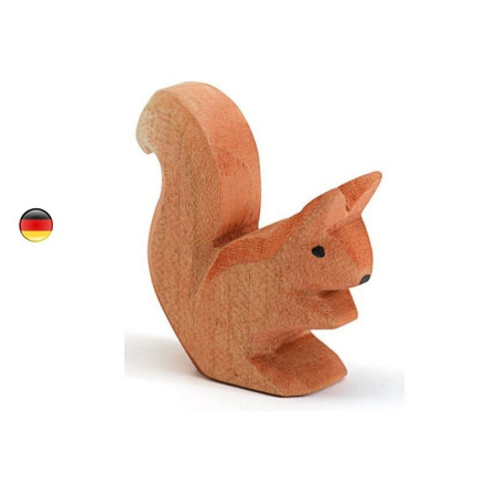 Figurine écureuil, animal, jouet en bois steiner waldorf Ostheimer