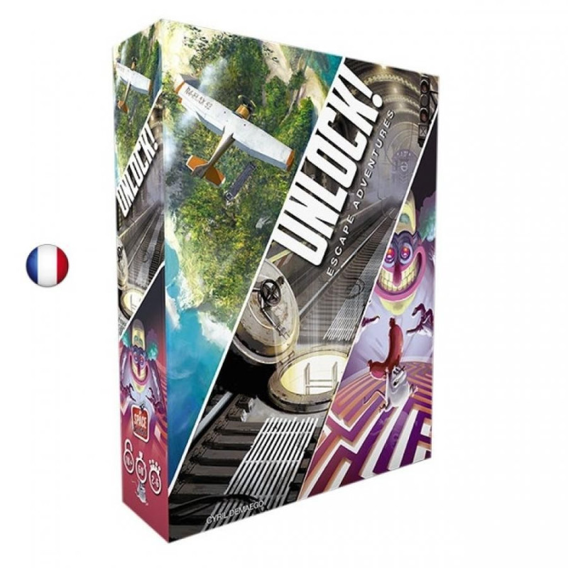 Unlock, Escape Adventures, escape game cooperatif français de space cowboys