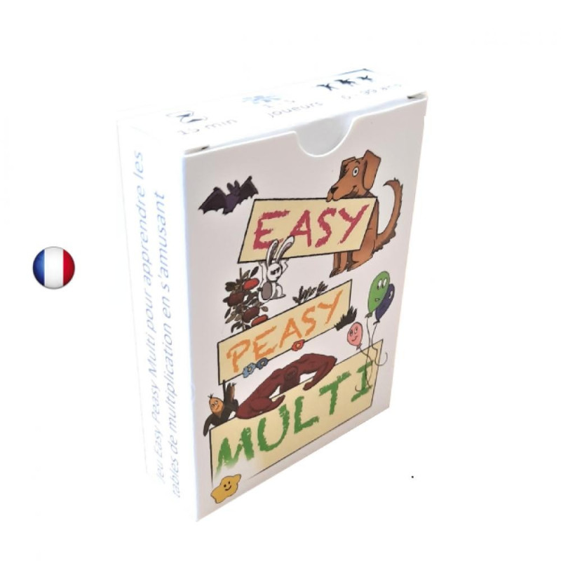 Easy peasy multi, jeu ludo educatif d'apprentissage des tables de multiplication par HT crea jeux