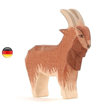 Figurine bouc chèvre, animal, jouet en bois steiner waldorf Ostheimer