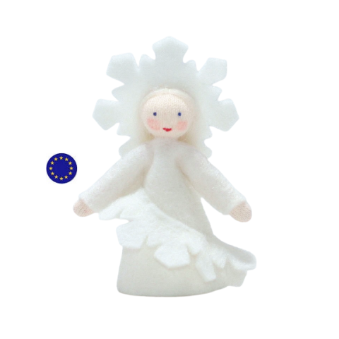 flocon de neige Poupée en feutrine pour table de saison hiver waldorf ambrosius dolls