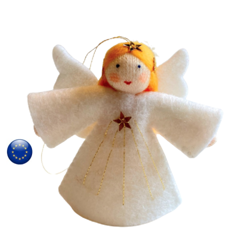 ange Poupée en feutrine à suspendre pour table de saison hiver waldorf ambrosius dolls