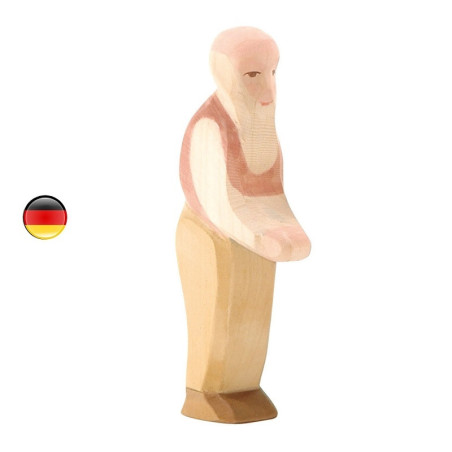 grand pere, papi, grossvater figurine personnage en bois waldorf steiner, jouet ostheimer