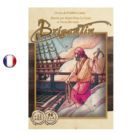 Brigantin, jeu de societe ado adulte, strategie et confrontation à l'age des pirates,
