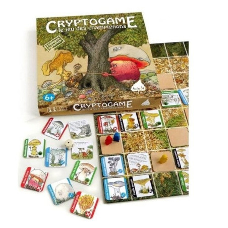 Cryptogame, le jeu des champignons jeu de société ecologique, éducatif et ethique de betula