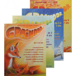 Collection 6 albums Graindor pour 2-6 ans, livre steiner waldorf de Imagin edition