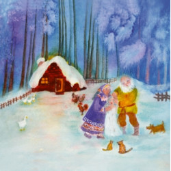 La petite fille de neige, livre illustré