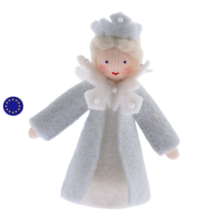 Reine Hiver, poupee waldorf pour table de saison hiver ambrosius dolls