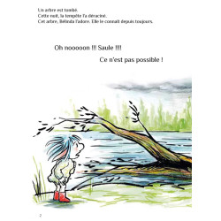 Saule, livre illustré sur le deuil