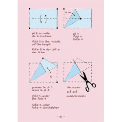Cristaux de neige, cahier de modèles de découpe