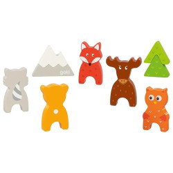 Puzzle, animaux de  la forêt Goki