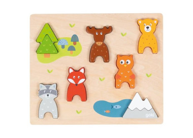 Puzzle, animaux de  la forêt Goki