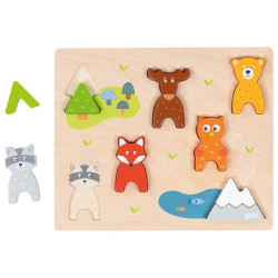Puzzle, animaux de la forêt Goki