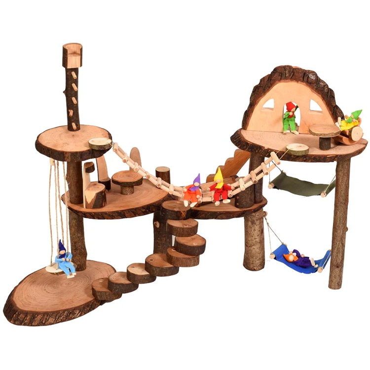 cabane-aire de jeux pour lutins jouet en bois ecologique et ethique steiner waldorf magic wood cabane-aire de jeux pour lutins jouet en bois ecologique et ethique steiner waldorf magic wood