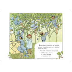 Tom au pays des myrtilles, livre illustré de elsa beskow, ed Iona